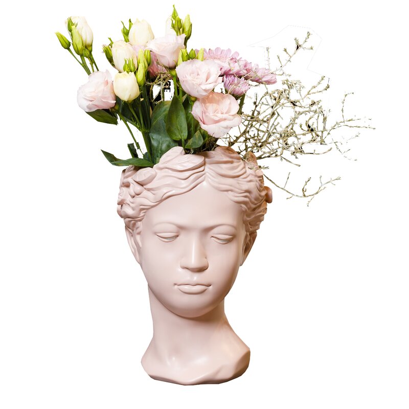 Elazer+10.4''+Resin+Table+Vase